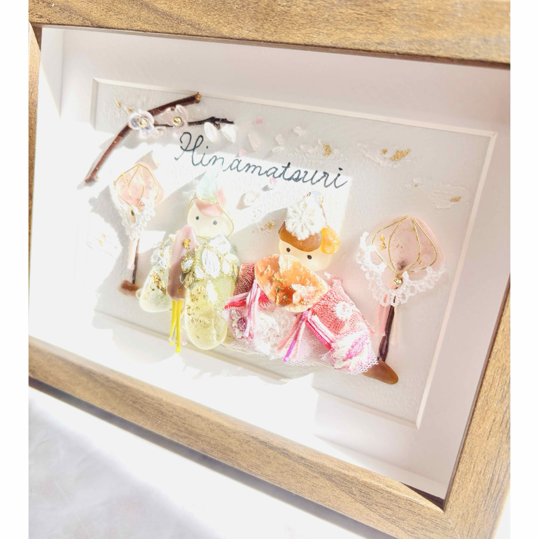 seaglass art ✴︎海の宝石〜桜咲くひなまつり〜№02の通販 by seaglass
