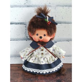 S】クリスマスツリーのお洋服3点セット チェック柄 モンチッチ 服の