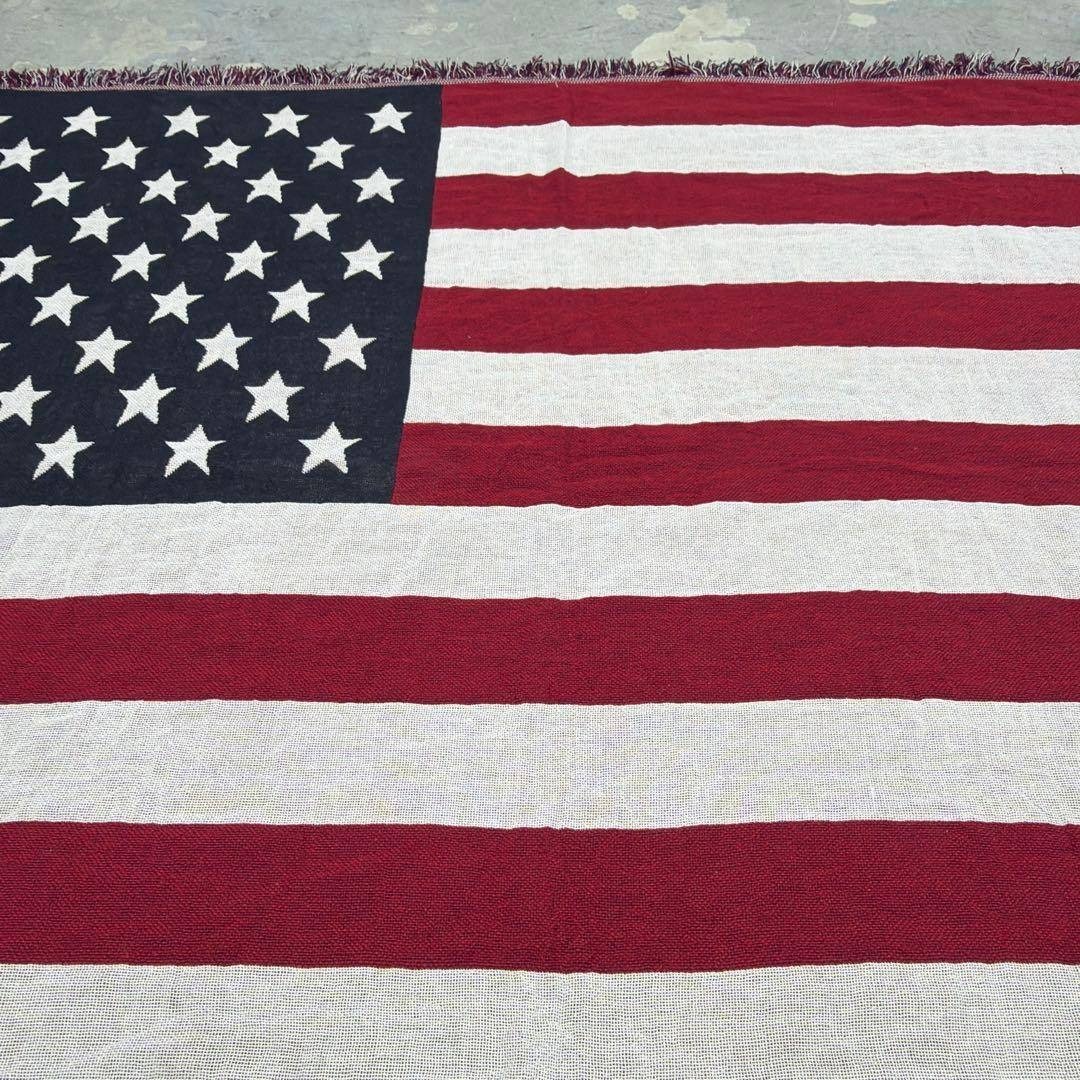 米軍 国旗 星条旗 マルチカバー ソファカバー ヴィンテージラグ