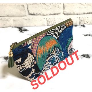 mina perhonen - new❁ 持ち手付き 猫の口金 がま口クラッチバッグ