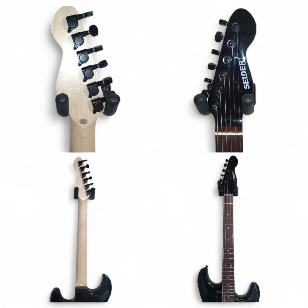 極美 SELDER ST-16 エレキギター ストラト グリーン サンバーストの