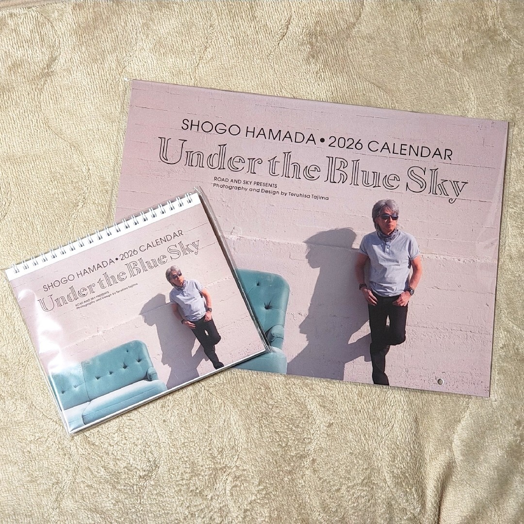 ☆新品未開封☆浜田省吾 2026年カレンダー(壁掛&卓上タイプ)セット