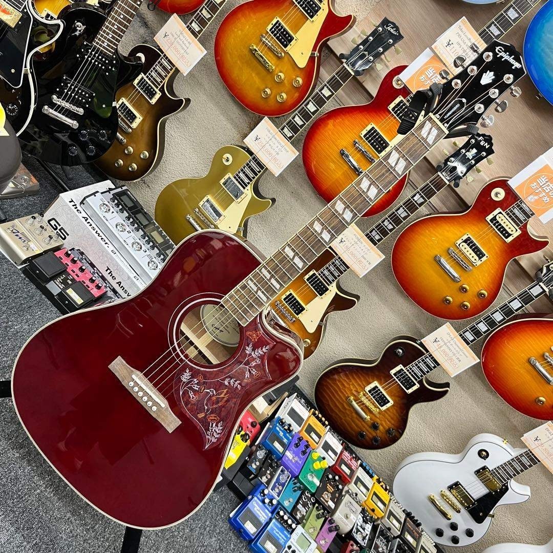 11528】Epiphone Hummingbird EC STUDIO 赤の通販 by 楽器倉庫