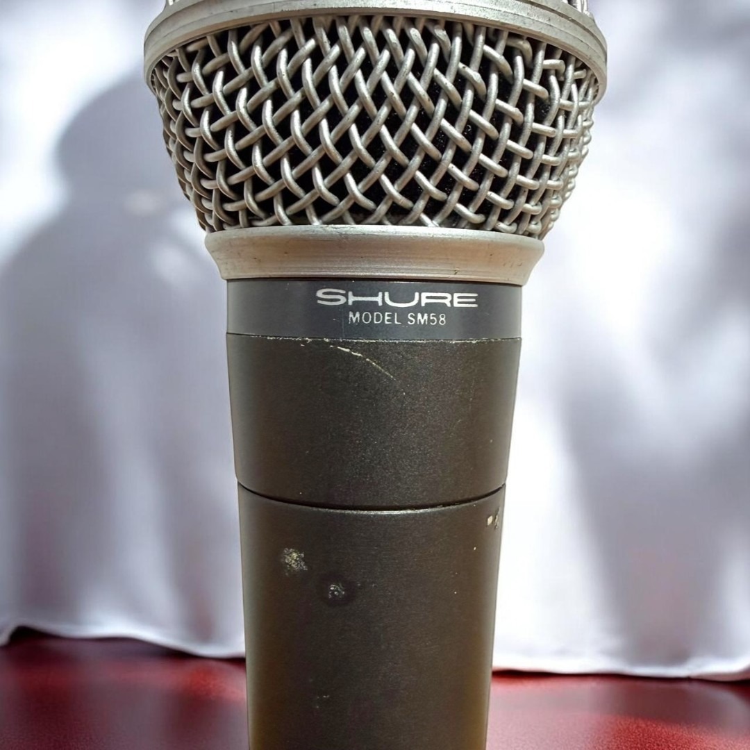 SHURE - ☆希少品 SHURE SM58 ポルシェロゴ USA ダイナミックマイクの