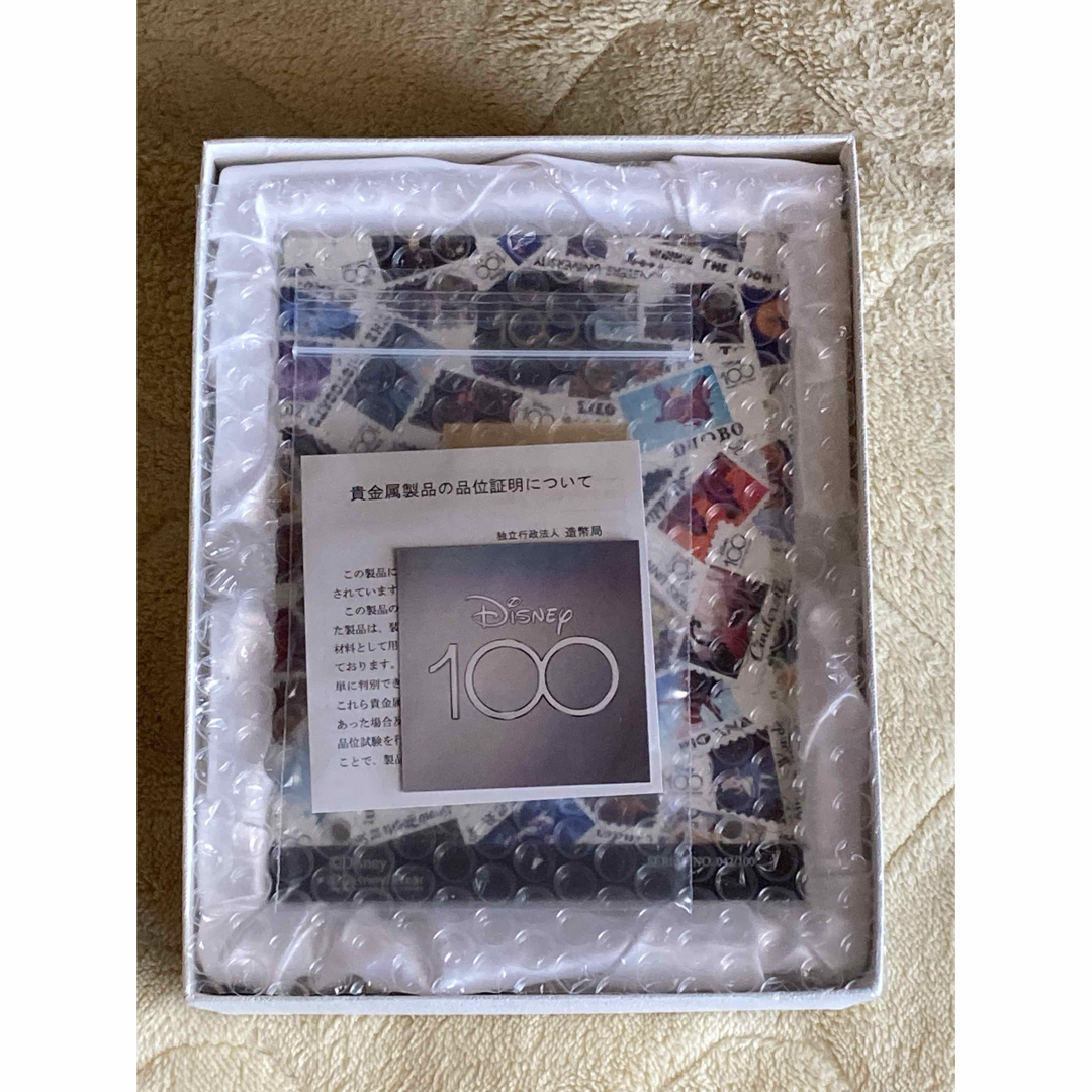 Disney - 【限定100枚】Disney 100周年記念 純金プレートの通販 by