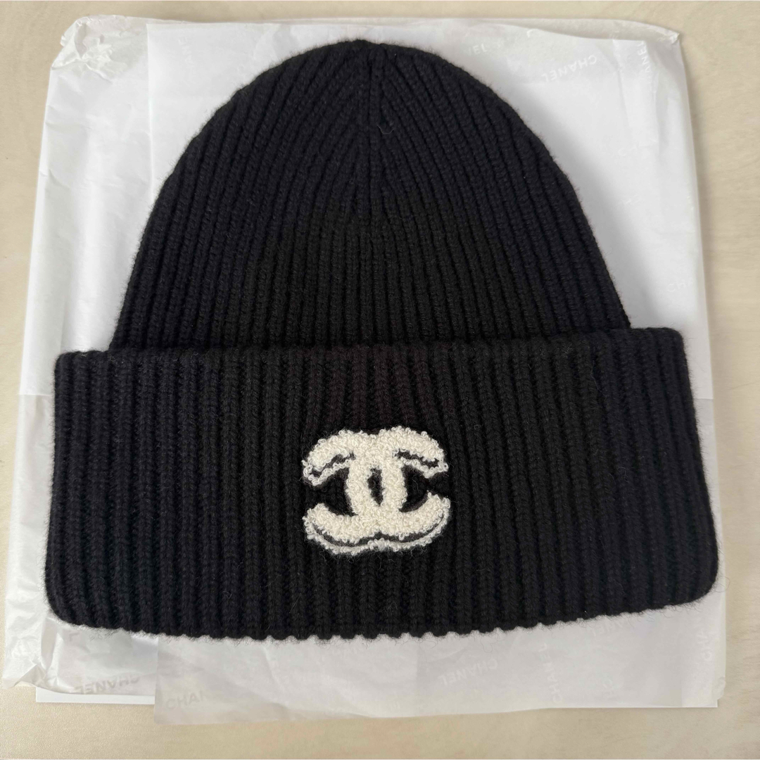 CHANEL - CHANEL ニット帽 ビーニー 25b 新作 28日削除の通販 by e♡'s