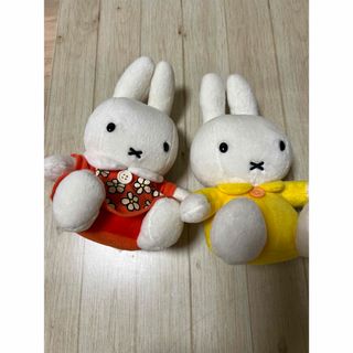 miffy - フラワーミッフィー ほわほわマスコット 2体 コスモスピンク