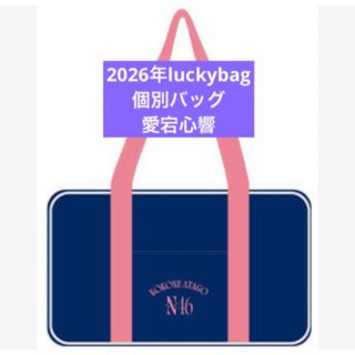 乃木坂46 - 愛宕心響 乃木坂46 限定 個別バッグ バック 2026 luckybag