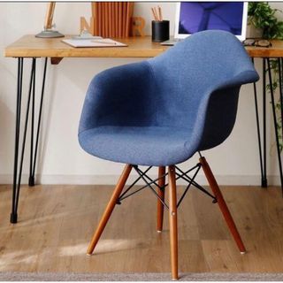 大塚家具 - IDC大塚家具 デカペ仕上げ Bianco椅子 緑 アームチェア