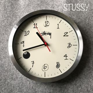 STUSSY - STUSSY☆Wall Clockの通販 by Thank You (*ﾟvﾟ