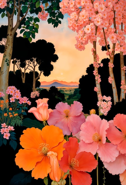 絵のように美しい花の風景の写真 - 無料の高画質写真をダウンロード