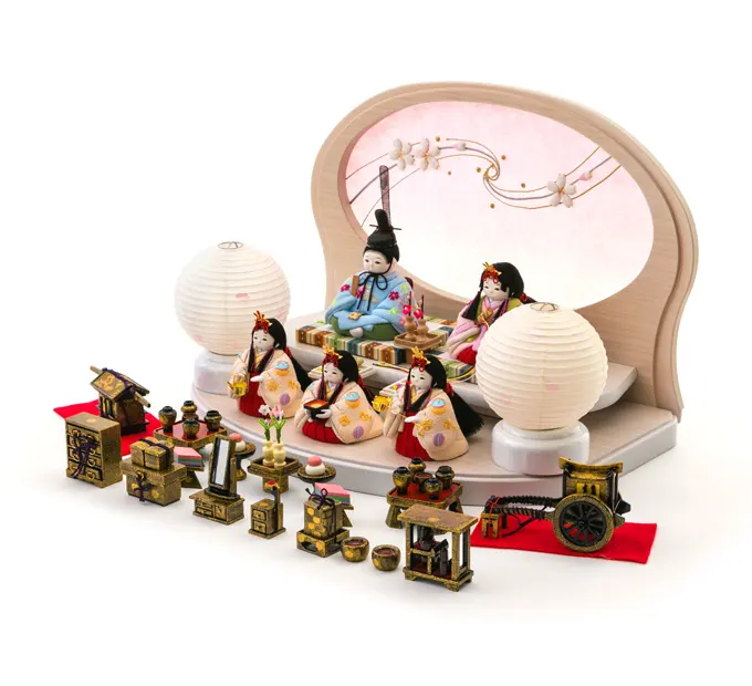 雛人形「雛道具 フルセット・古代唐草（WEB限定）」｜雛人形の通販