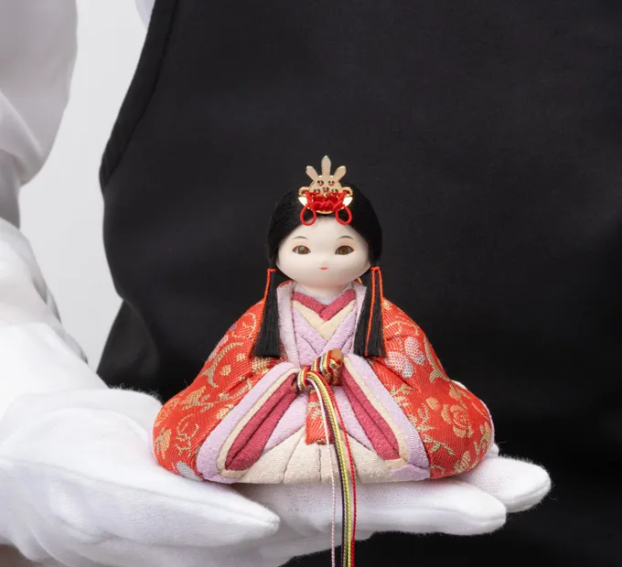 雛人形「さやさや 春の奏・朱色」｜雛人形の通販 ふらここ