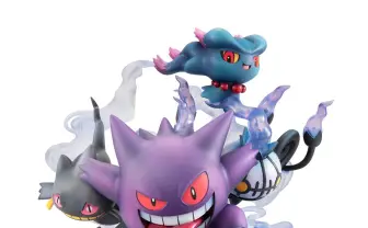 ゴーストポケモン集合 ゲンガー、ムウマ、ミミッキュが迫ってくる
