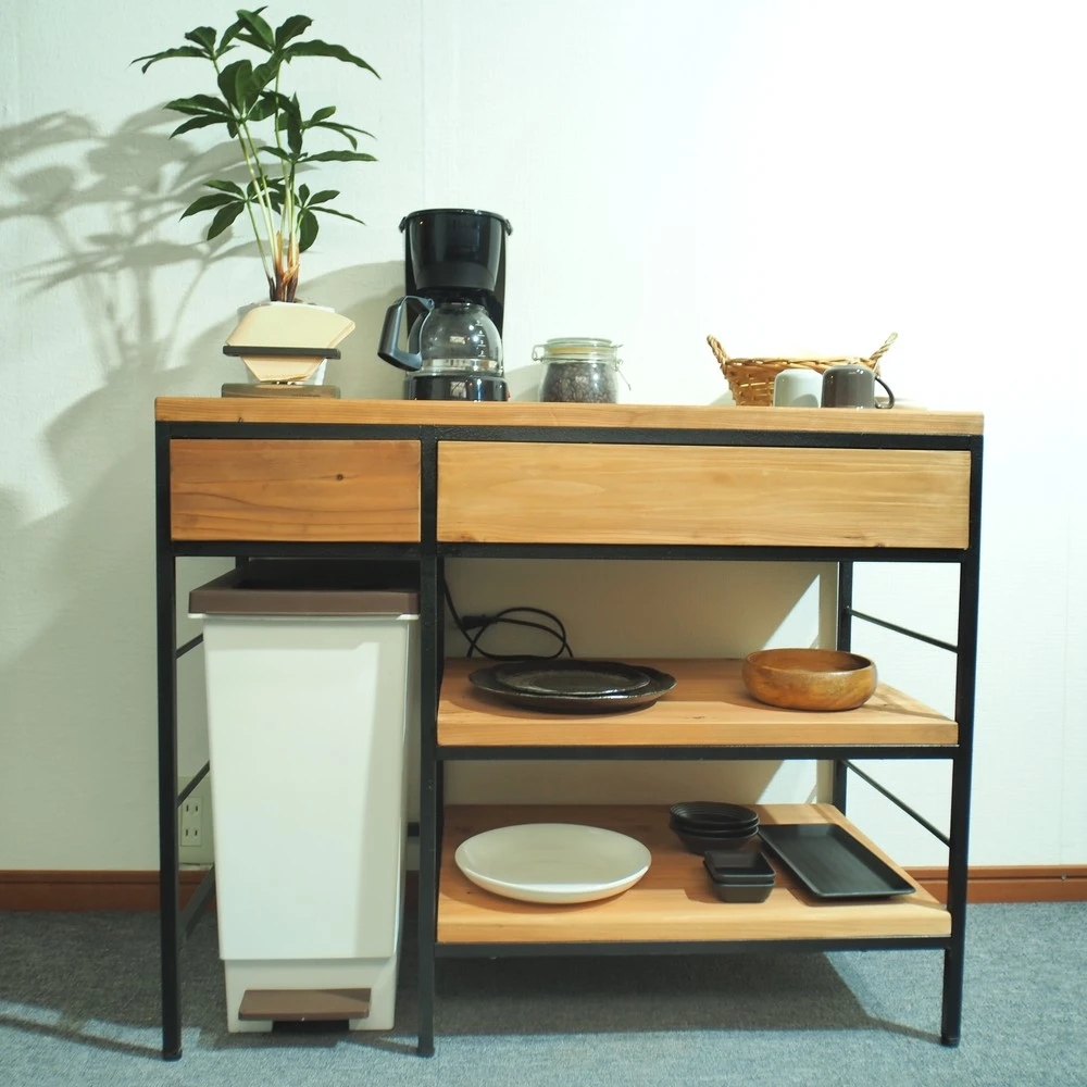 キッチンボードアイアンラック(M) - Kanaete(カナエテ) - アイデアを