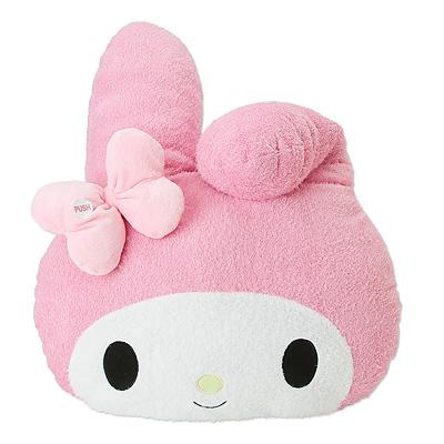 マイメロディ フェイス形クラシックメロディクッション : サンリオ