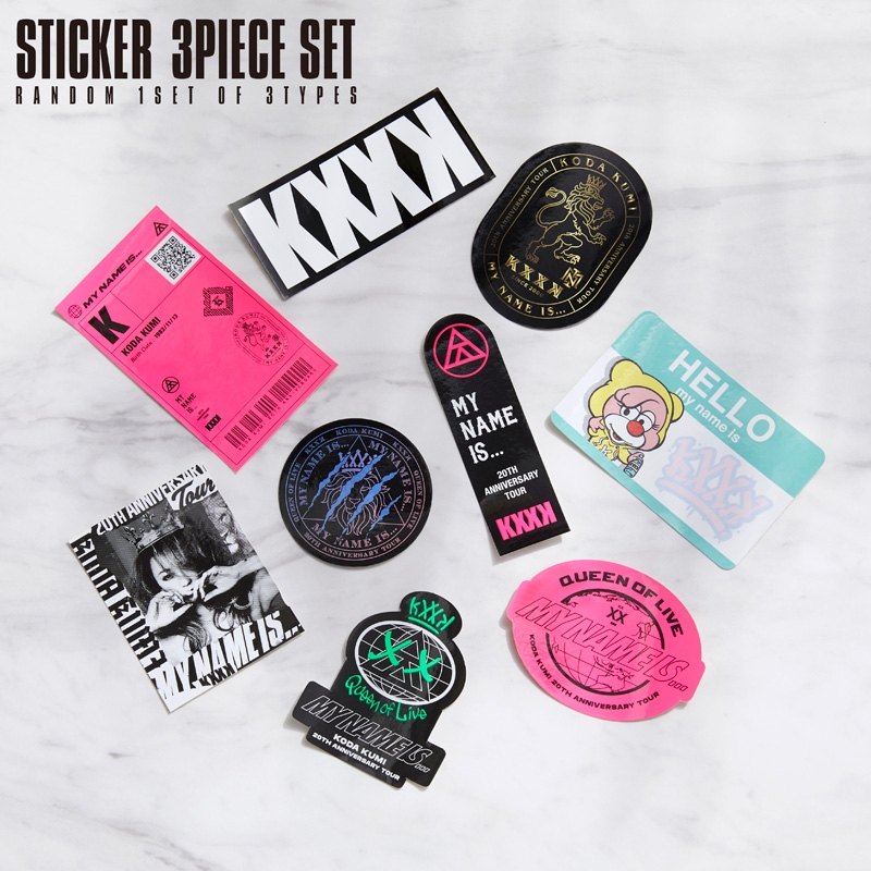 STICKER（3枚セット/全3種の内、ランダム1セット） : 倖田來未