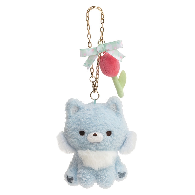 ぶらさげぬいぐるみ（アオイコオオカミ）/ チャイロイコグマのお友達