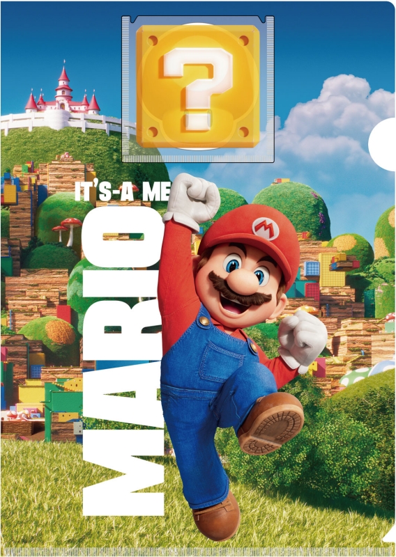 ポケット付きクリアファイル / ザ・スーパーマリオブラザーズ