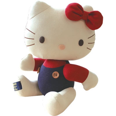 キティ40周年 木箱入りクラシックぬいぐるみ【Loppi・HMV限定