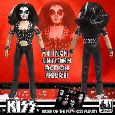 KISS レトロ8インチフィギュアシリーズ2（4体セット） : KISS