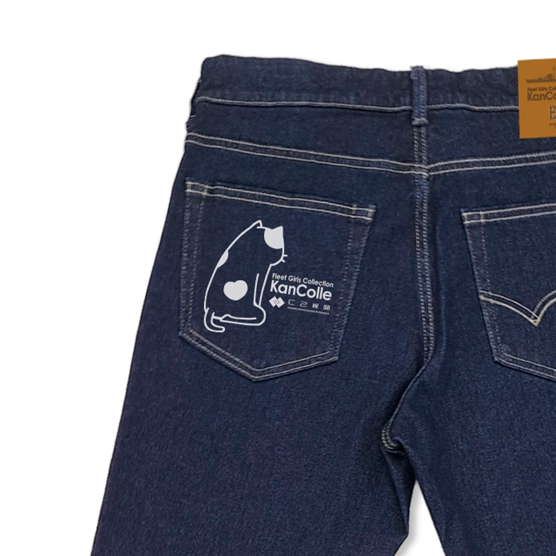 艦これ」アクリルボード付 EDWINコラボジーンズ ［エラー猫