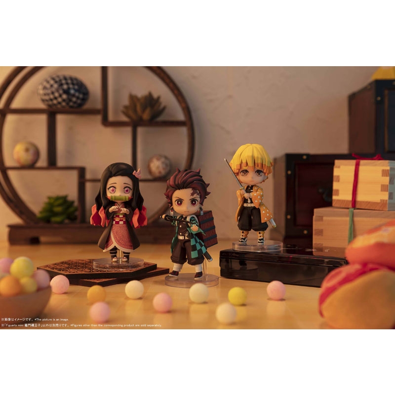 Figuarts mini 鬼滅の刃3体セット(竈門炭治郎、竈門禰豆子、我妻善逸