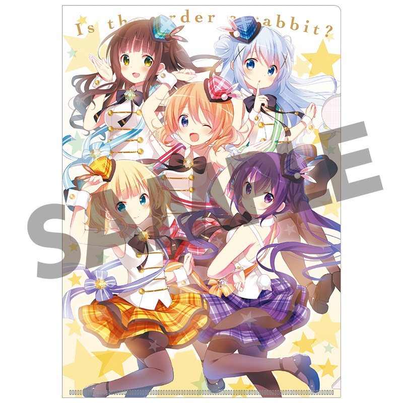 ご注文はうさぎですか？？ A4クリアファイル3枚セット【Loppi・HMV限定
