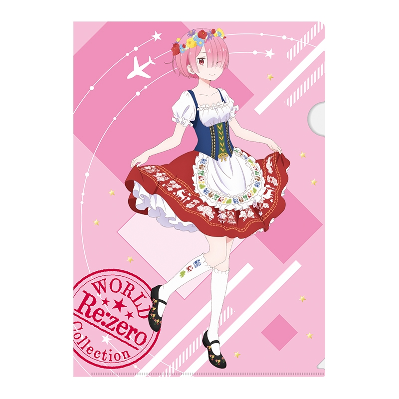 クリアファイル (3枚1セット)/ Re：ゼロから始める異世界生活【Loppi