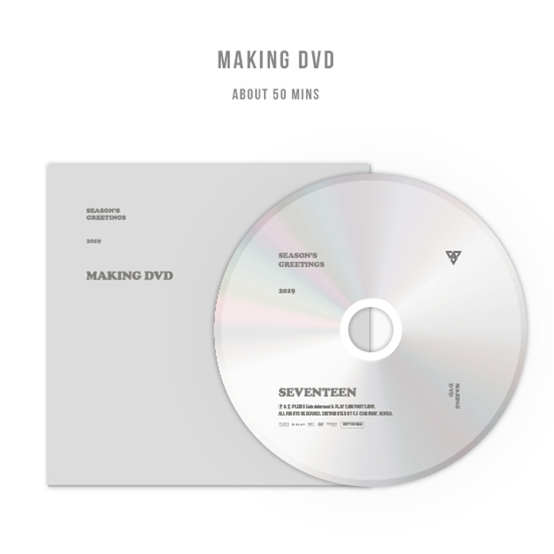 SEVENTEEN 2019 SEASON'S GREETINGS （メイキングDVD日本語字幕付き