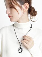 SUPER HAKKA×さわ ノノハナフレームネックレス（ネックレス）｜SUPER