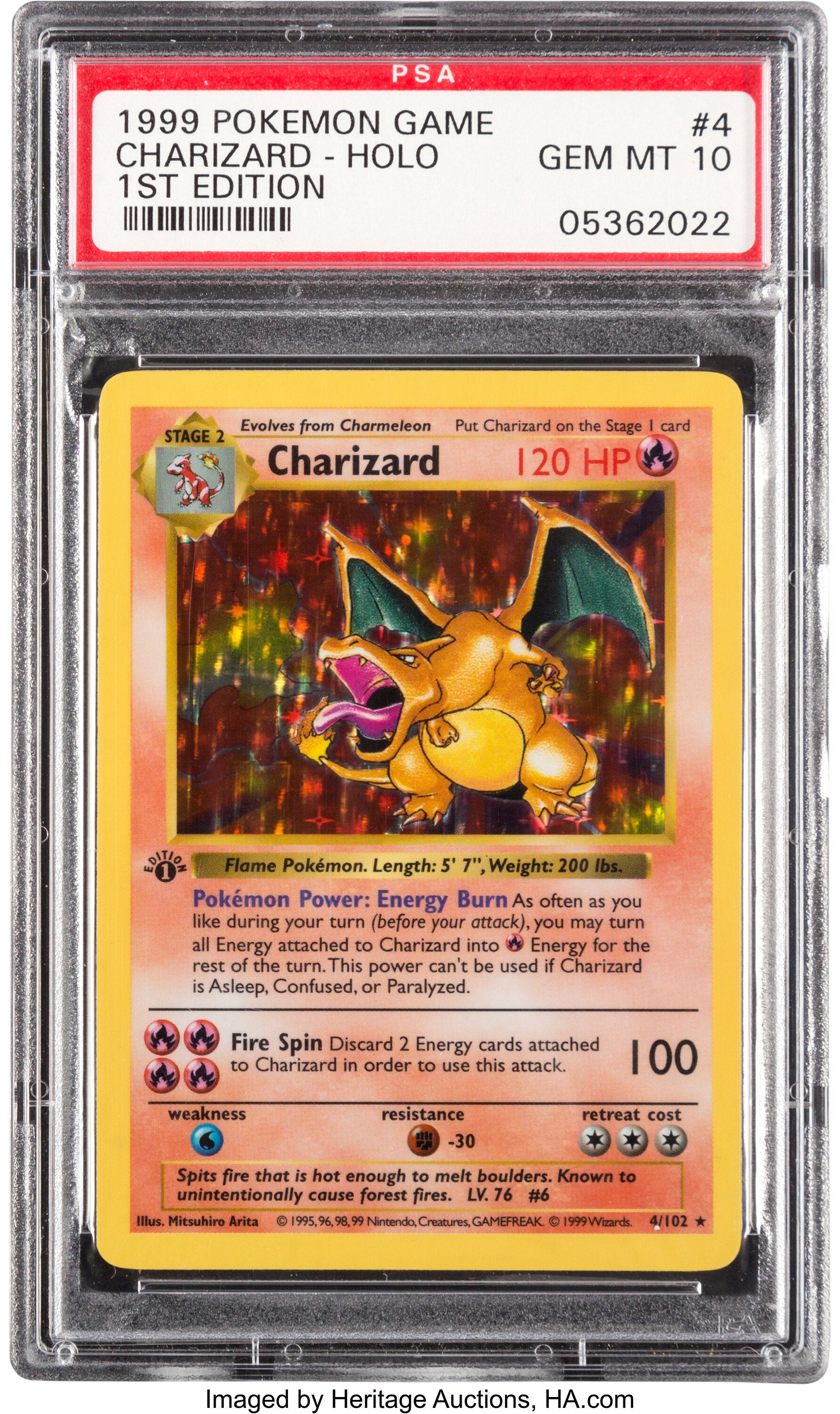 レアなポケモンカードが3900万円で落札される。1999年の最初の英語版で