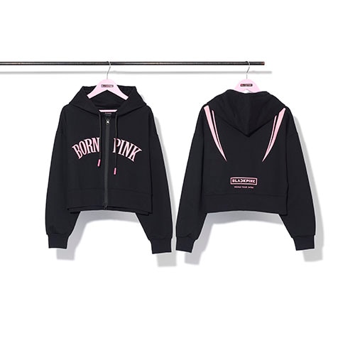 クロップドジップアップフーディー（M/L）