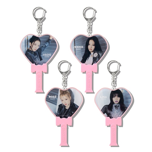 ミニチュアうちわキーホルダー（JISOO/JENNIE/ROSÉ/LISA）