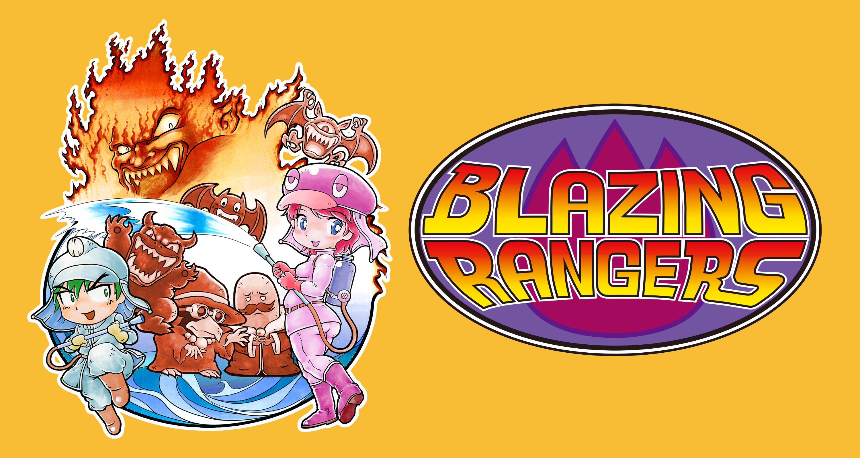 The Famicom cartridge release is here! - Blazing Rangers / 炎の