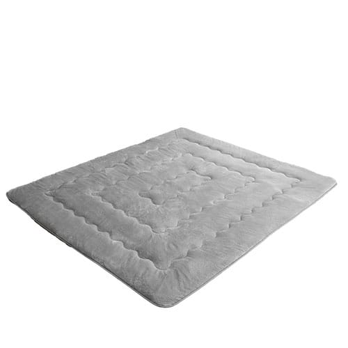 モリリン インテリア 【美品】あったか6層ラグハイパー 2畳用 グレー