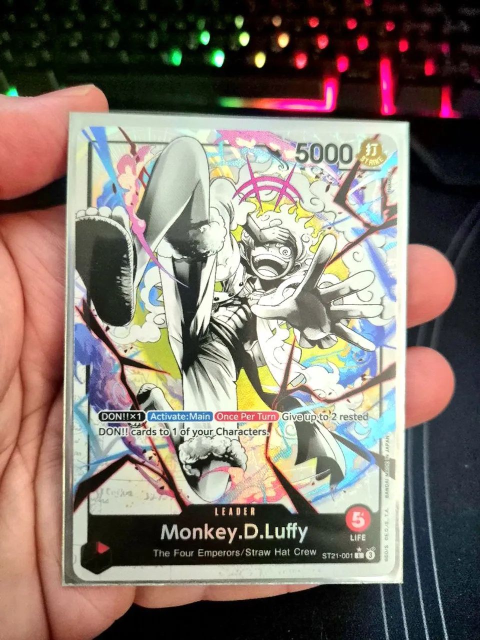 Carta One Piece Card Game Monkey.D.Luffy (Parallel) (ST21-001-PA