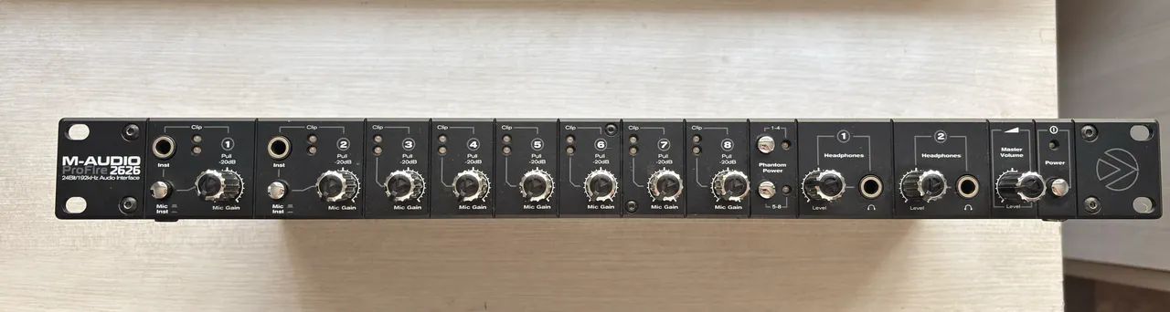 Interface De Áudio M-audio Profire 2626 24bits / 192khz