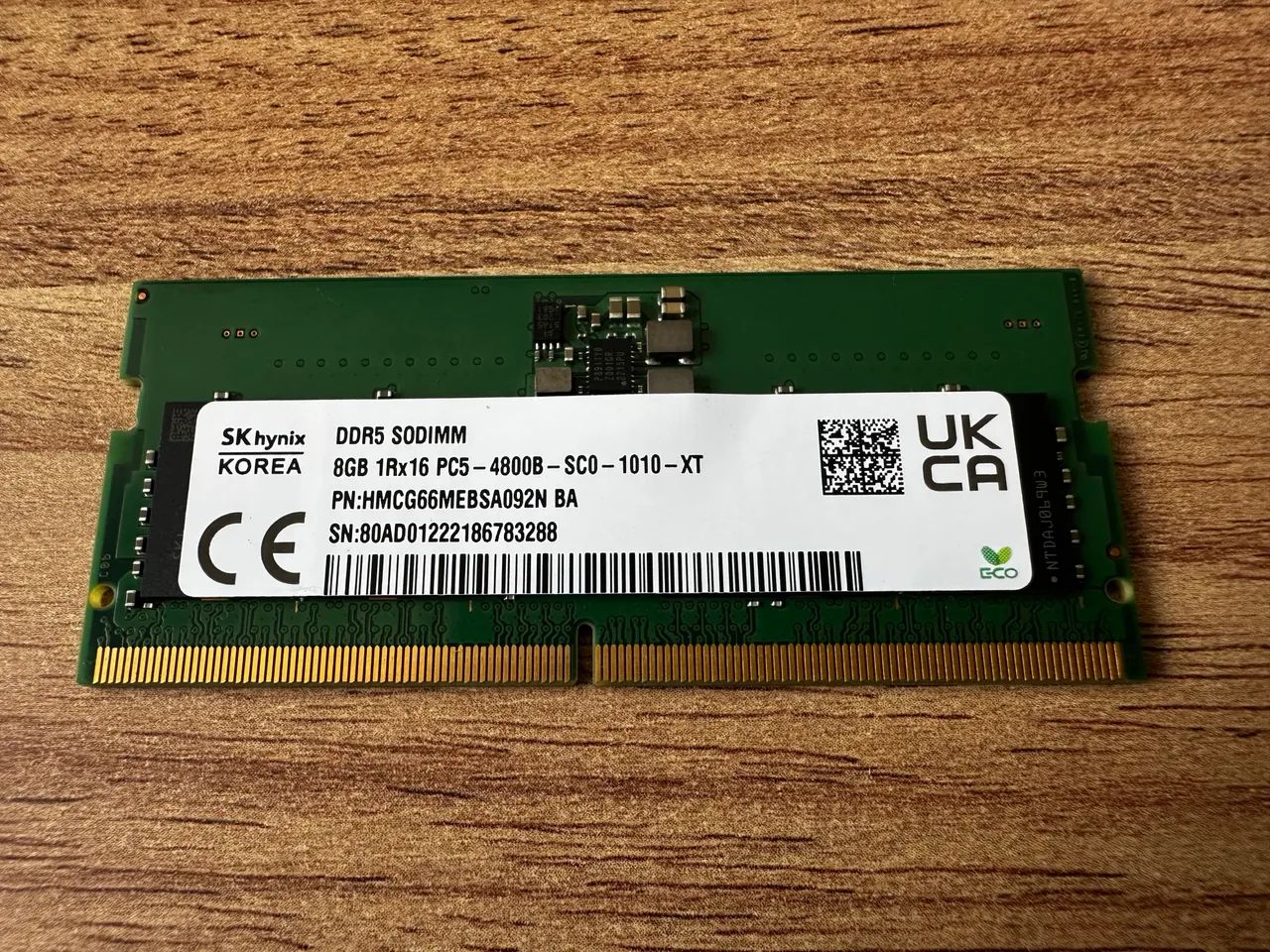 Memória ram 8gb ddr5 4800mhz original - Memória RAM