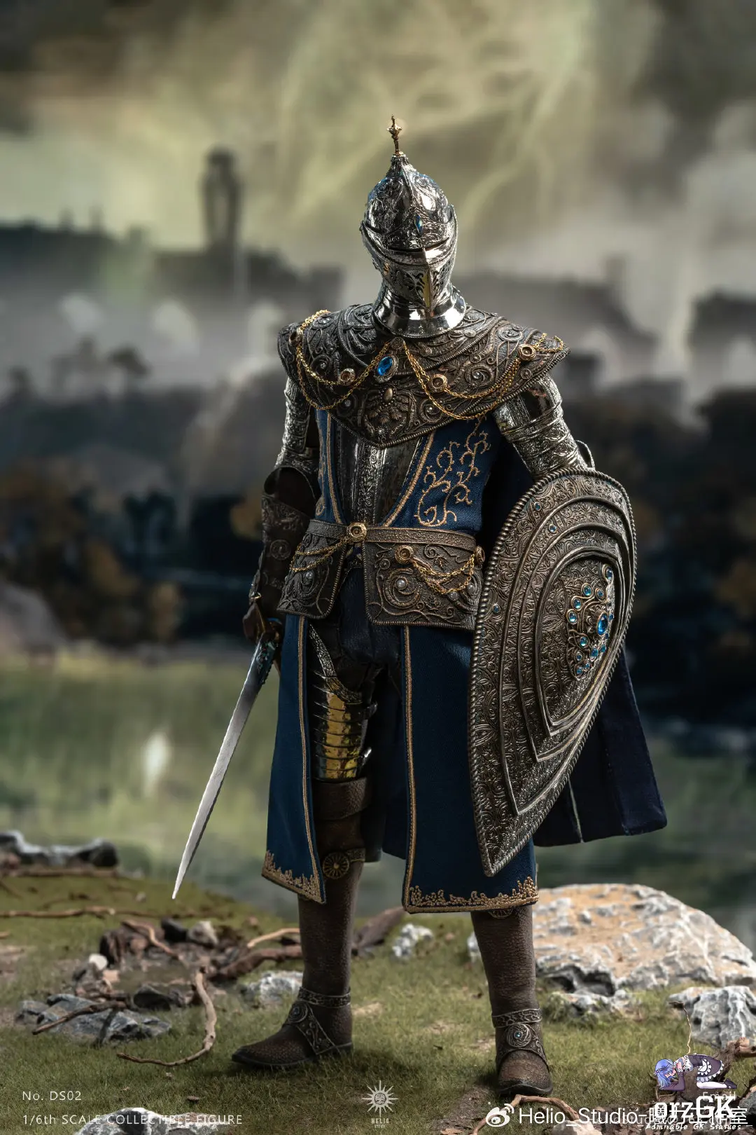 Helio Studio - Original 1/6 Enchanted Knight #DS02 White Copper