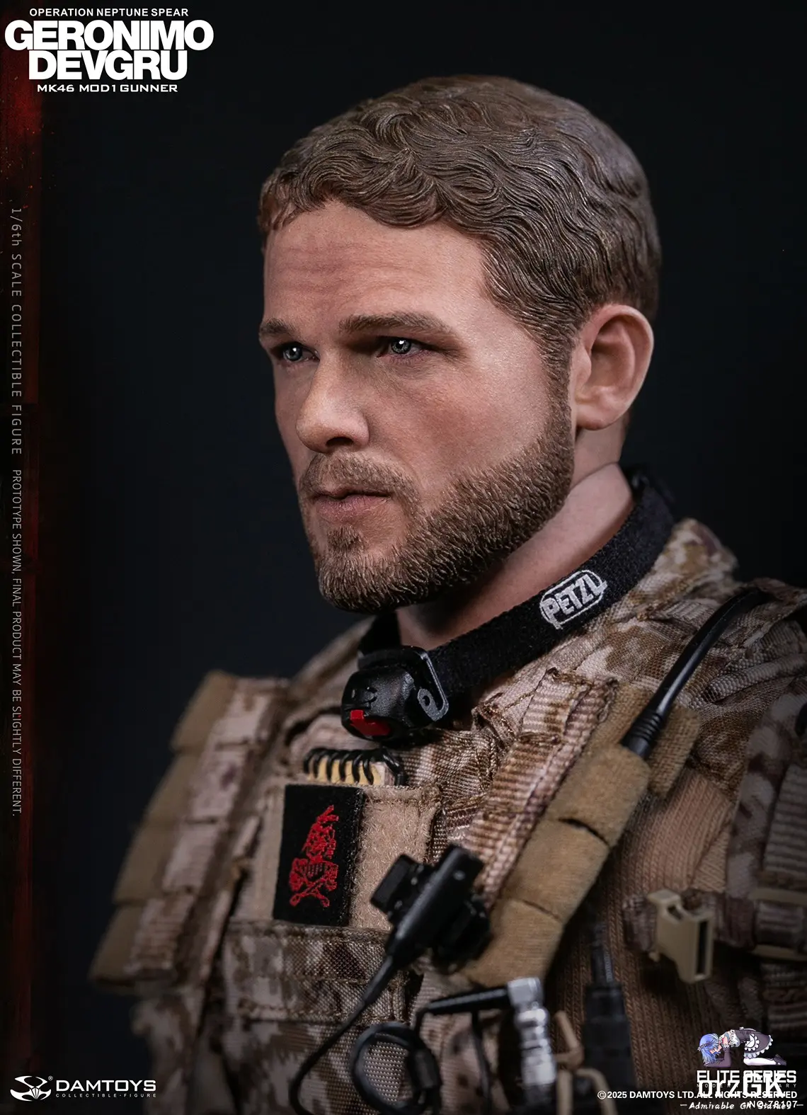 DAMTOYS - DEVGRU Operation Neptune Spear GERONIMO MK46 MOD1 Gunner