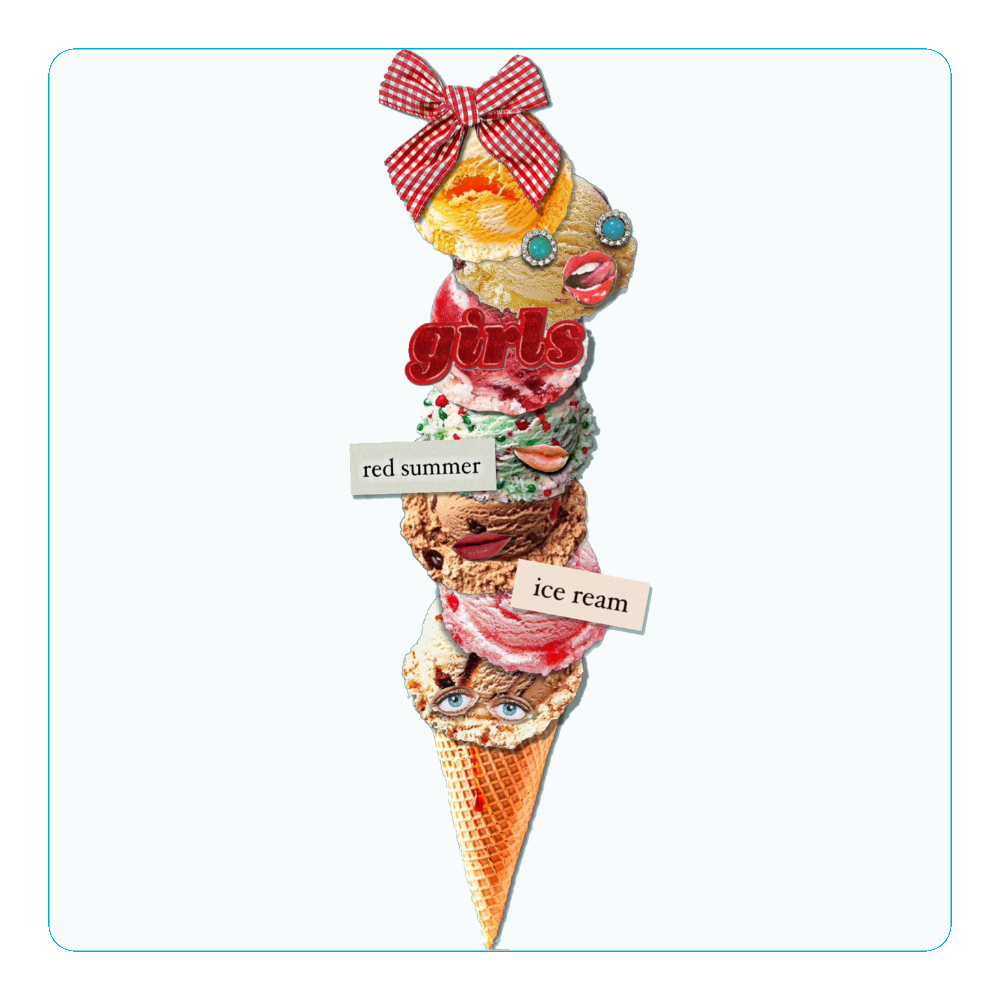 あいすくり〜むアクリルコースター（四角）の商品購入ページ