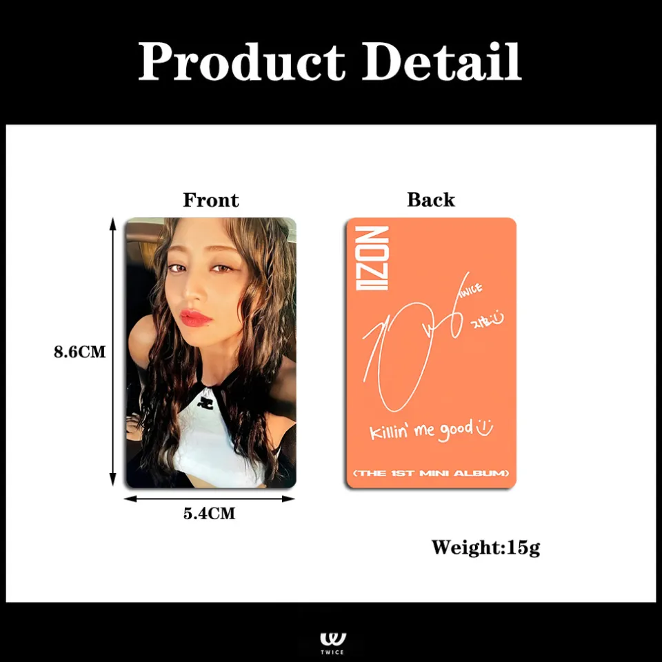 Twice Jihyo Solo Debut Album ZONE Photo Cards Killin' Me Good Lomo