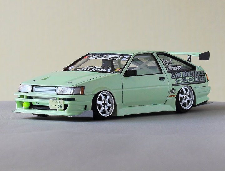 アオシマ AE86 カローラレビン｜車・AUTO｜プラモデル・模型投稿サイト