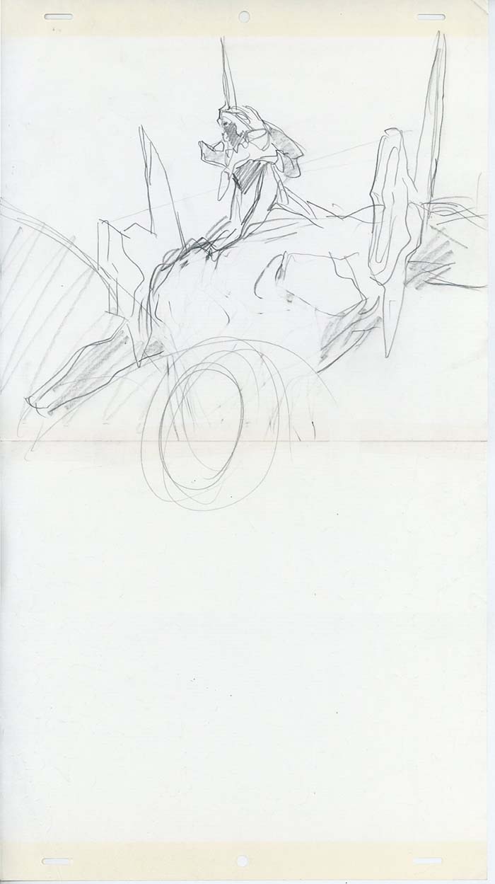 新世紀エヴァンゲリオン ラフ原画 初号機