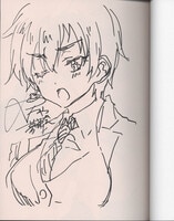 高橋真琴 直筆サイン入りレターペーパー「人魚姫」