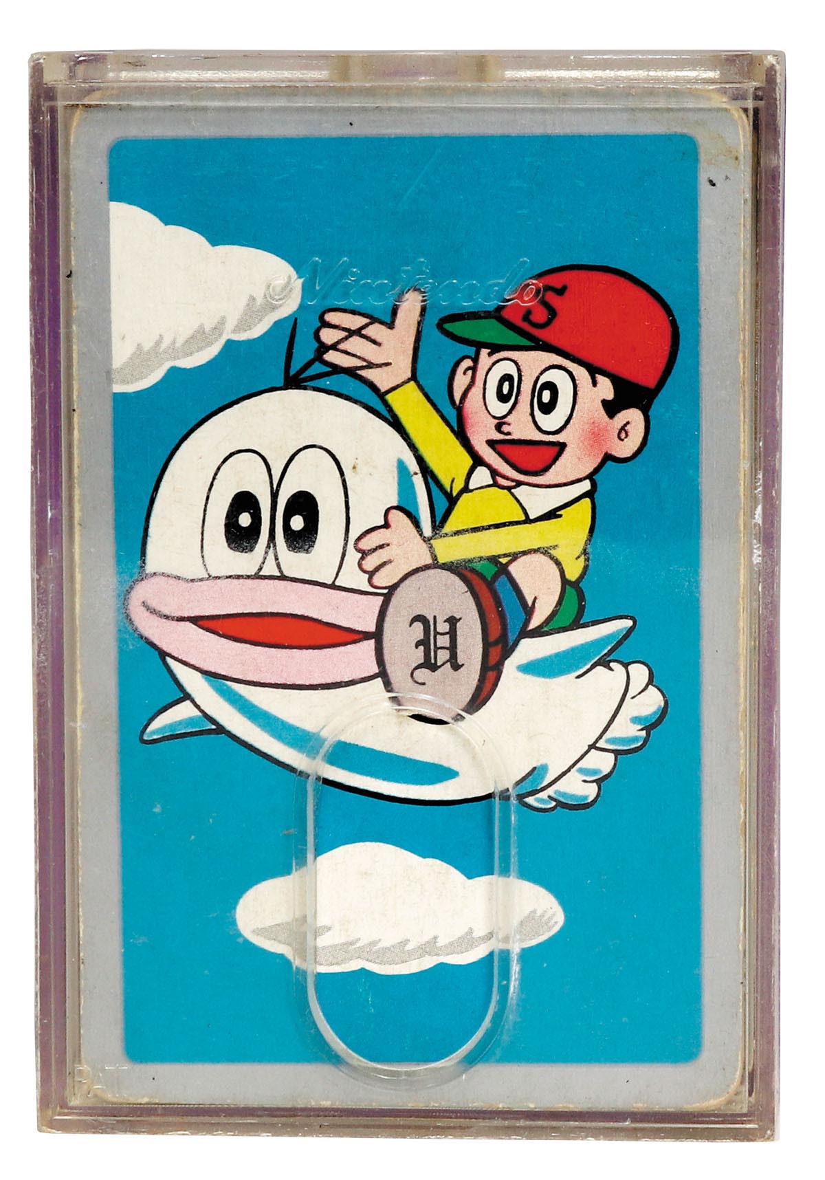 任天堂 オバケのQ太郎 絵本トランプ ケース紫