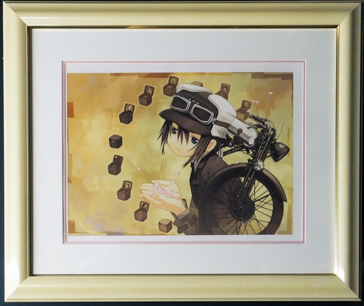 キノの旅 黒星紅白 直筆サイン シリアルナンバー入り 版画 キノの旅