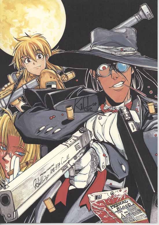 平野耕太 複製原稿「HELLSING」