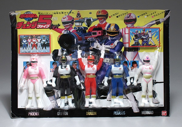 バンダイ チェンジマン チェンジ5セット/電撃戦隊チェンジマン/ソフビ